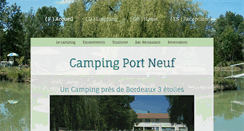 Desktop Screenshot of camping-port-neuf.com